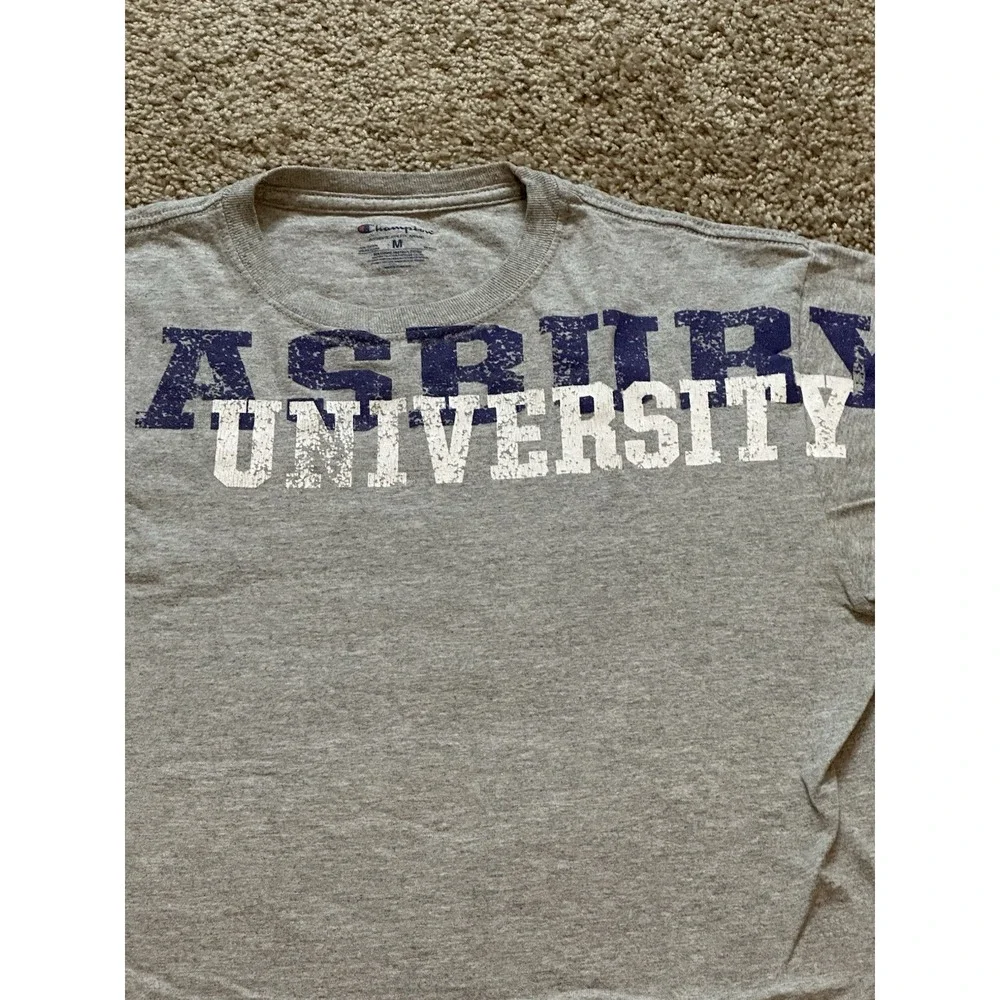 Men's‎ Champion NCAA Ashbury University Short Sleeve Graphic Shirt - Medium - Picture 2 of 3